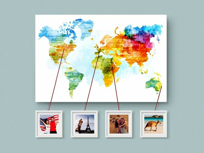 Weltkarten Die 10 Schönsten Weltkarten Für Ihre Wand